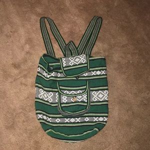 Fabric backpack from Mexico!